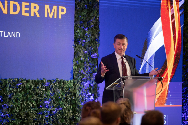 Douglas Alexander MP addresses the Highland Business Awards 2025