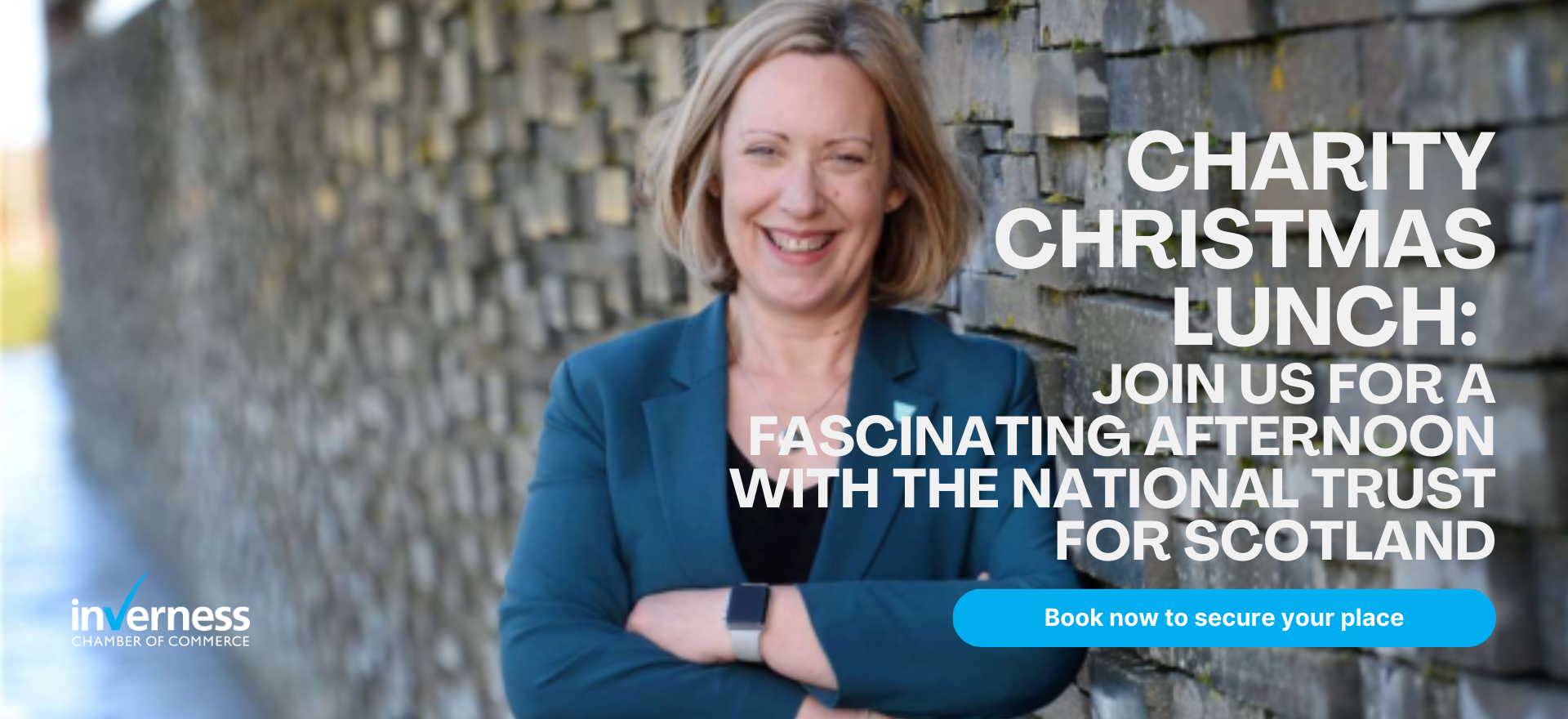 Charity Christmas Lunch 2025 with Clea Warner, Regional Director for the Highlands & Islands at the National Trust for Scotland