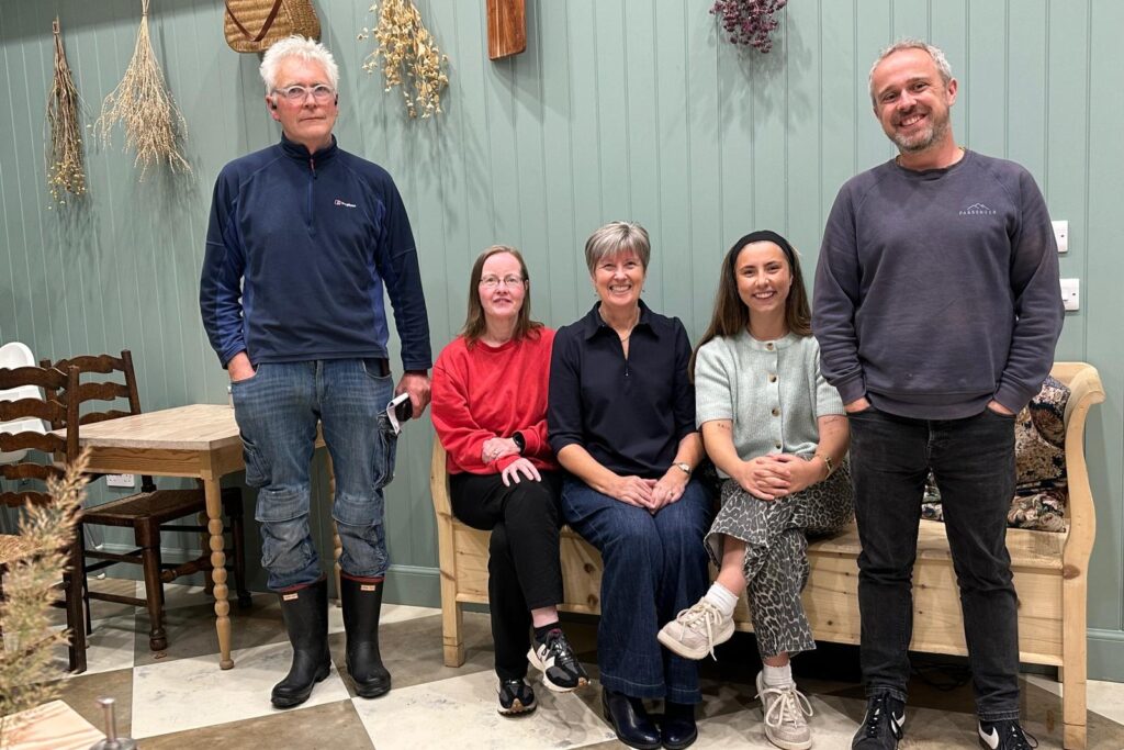 Belladrum Tartan Heart Festival has launched the Belladrum Festival Community Trust - pictured from left to right: Trustuees Joe Gibbs – Belladrum Estate , Jayne MacMillan , Joan Campbell joined by Naomi Hollas – Belladrum Festival Co-Ordinator, Dougie Brown – Belladrum Festival Producer