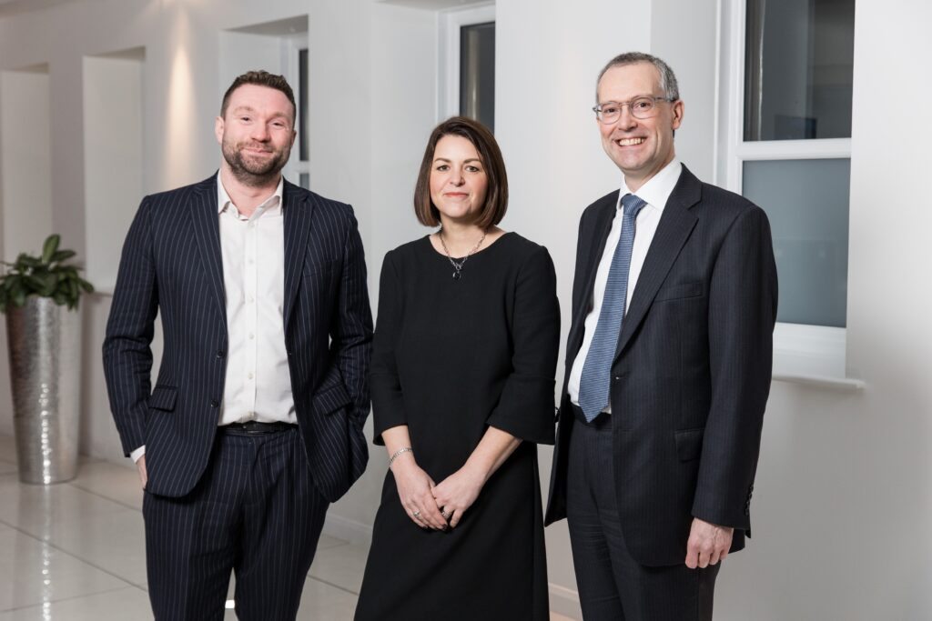 Joint managing partners, Victoria Leslie, JP Campbell and Peter Murray