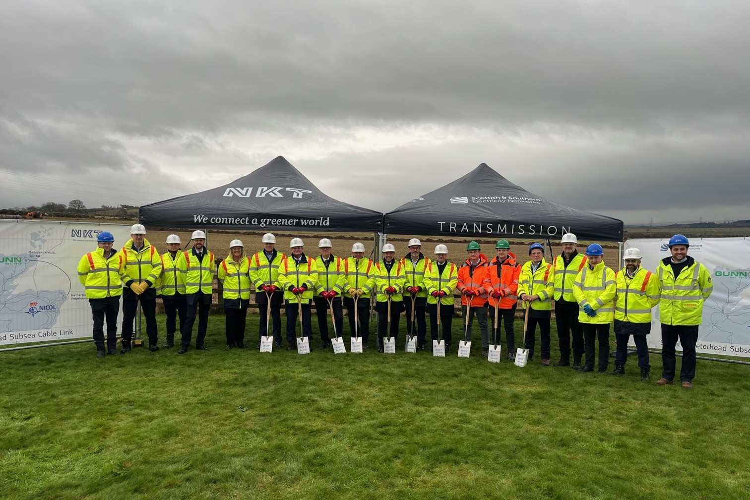 Spittal - Peterhead groundbreaking 6 - full group shot 2
