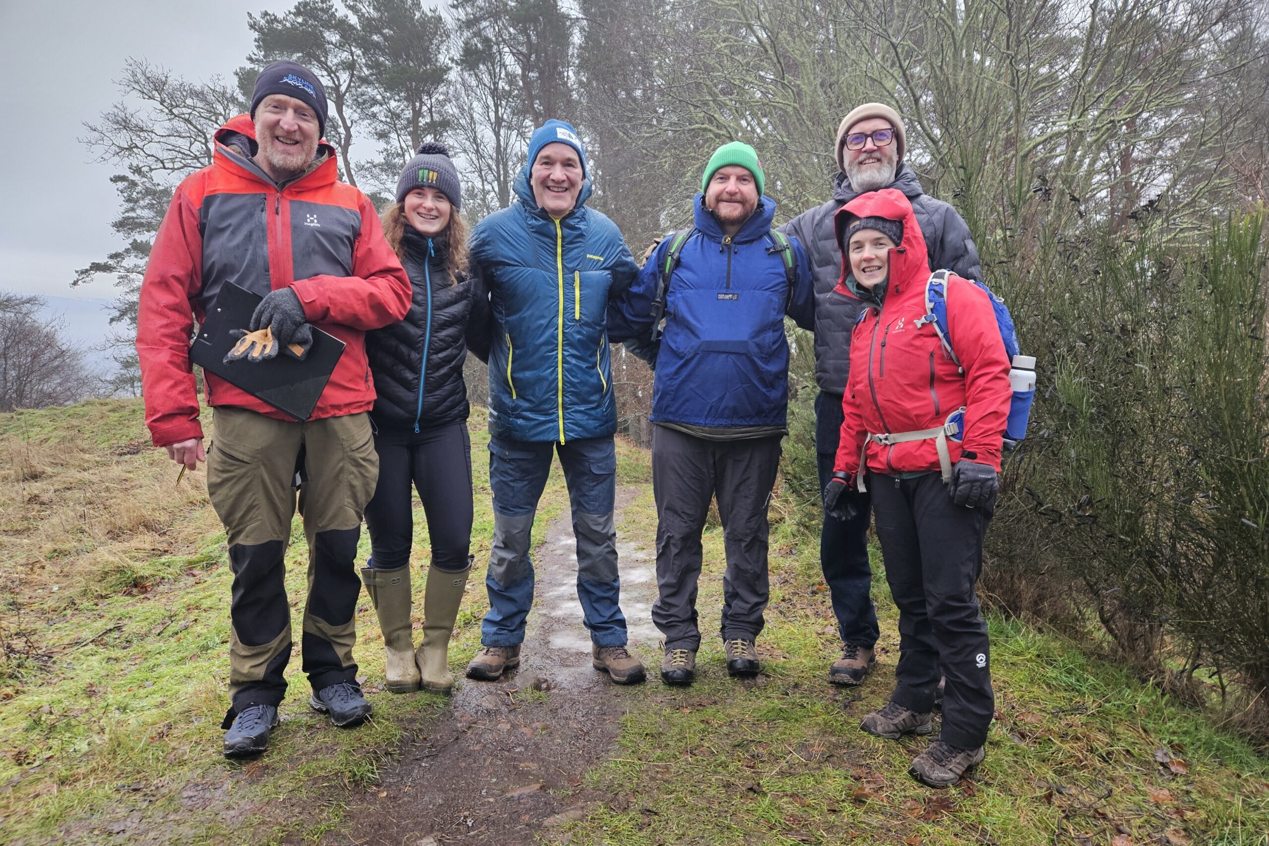 Aban Trustees on top of Criag Phadraig during our recent Strategy Day