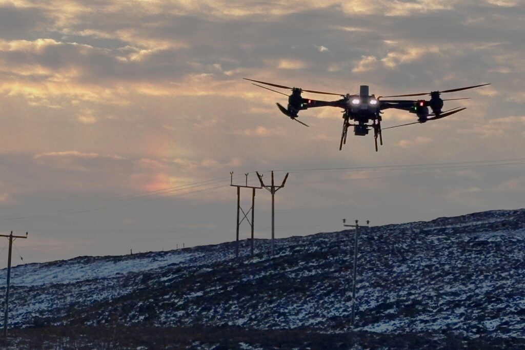 Harris - Stornoway OHL drone deployment 1