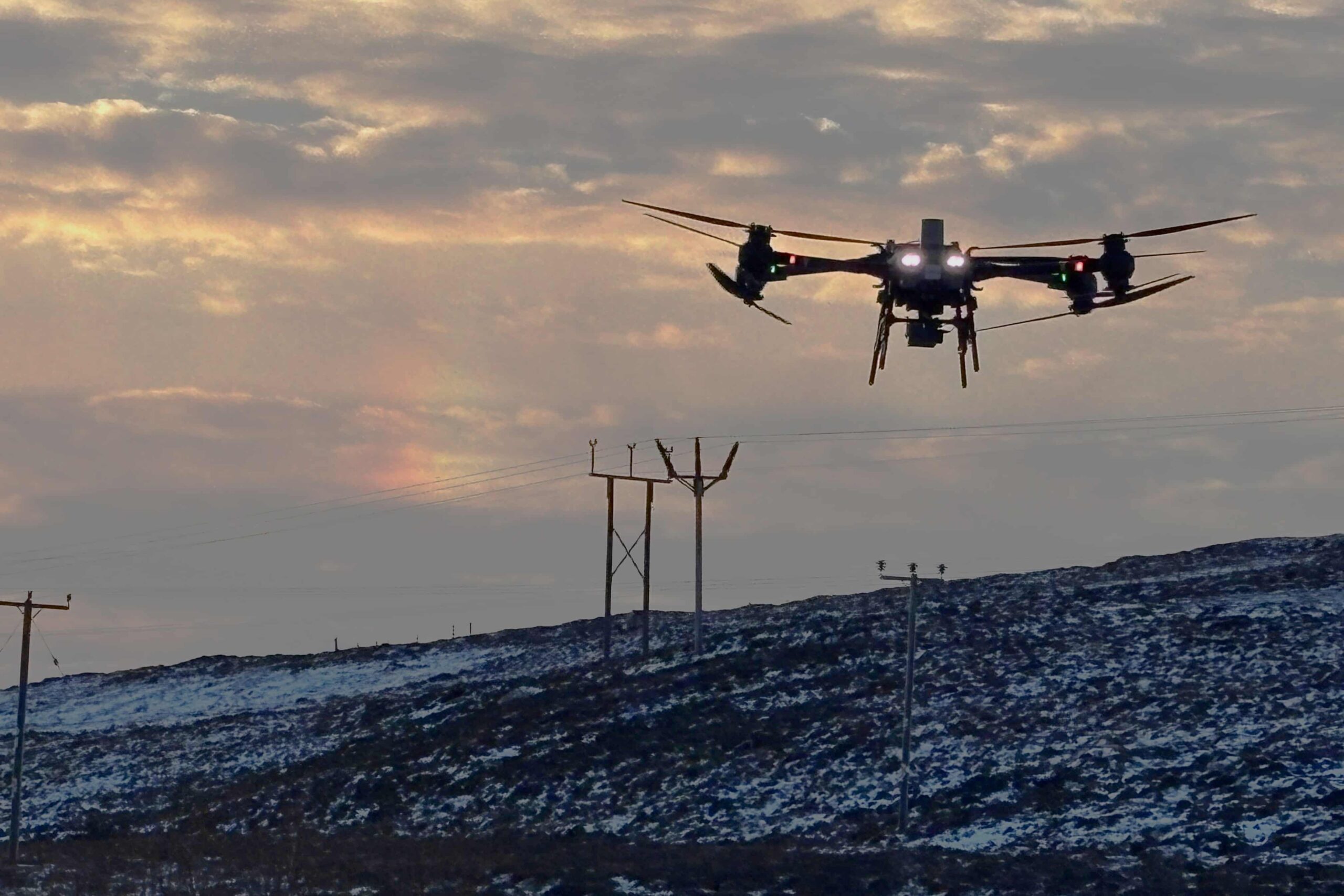 Harris - Stornoway OHL drone deployment 1
